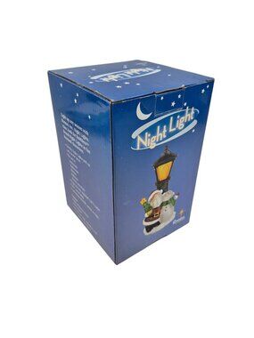 Roman Inc Night Light Snowman Santa Christmas Holiday Decor Swivel Plug NIB